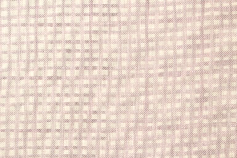 LINNET　リネンプリント　水彩ギンガム<br />ヴィオラッセ グリ-ゼ